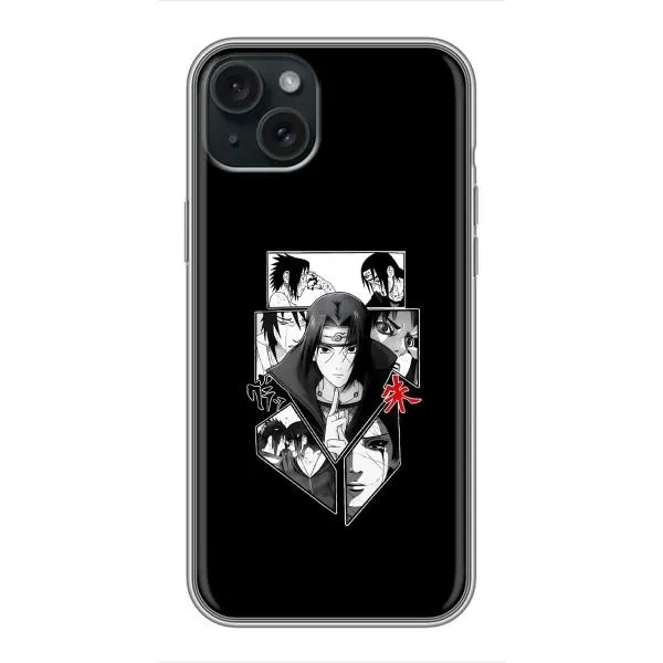 Чохол з принтом «колаж Ітачі» для iPhone 15 Plus Чохол з принтом «колаж Ітачі» для iPhone 15 Plus