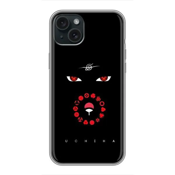 Чохол з принтом «очі Ітачі» для iPhone 15 Plus Чохол з принтом «очі Ітачі» для iPhone 15 Plus