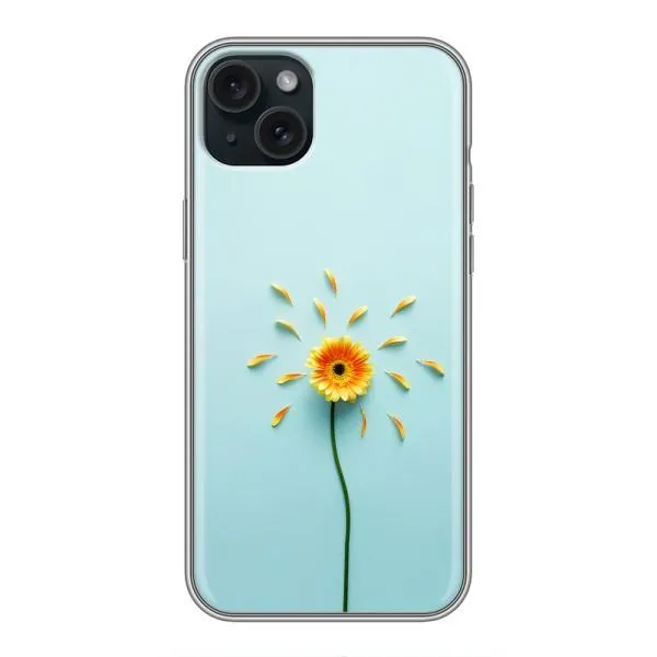 Чохол з принтом «Жовта квітка» для iPhone 15 Plus Чохол з принтом «Жовта квітка» для iPhone 15 Plus