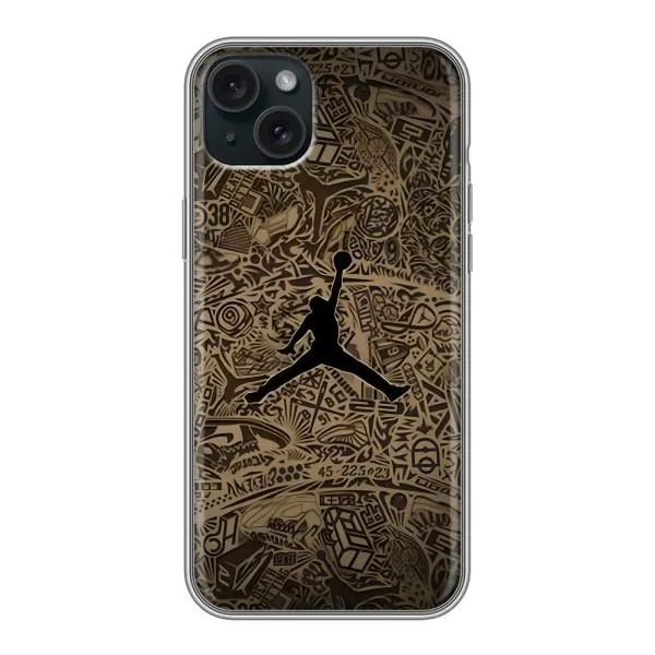 Чехол с принтом «Logo Jordan» для iPhone 15 Plus