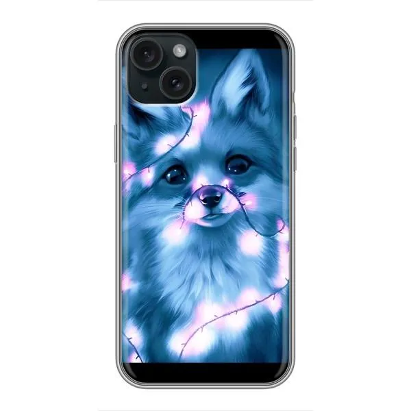 Чехол с принтом «Яркая лисичка» для iPhone 15 Plus