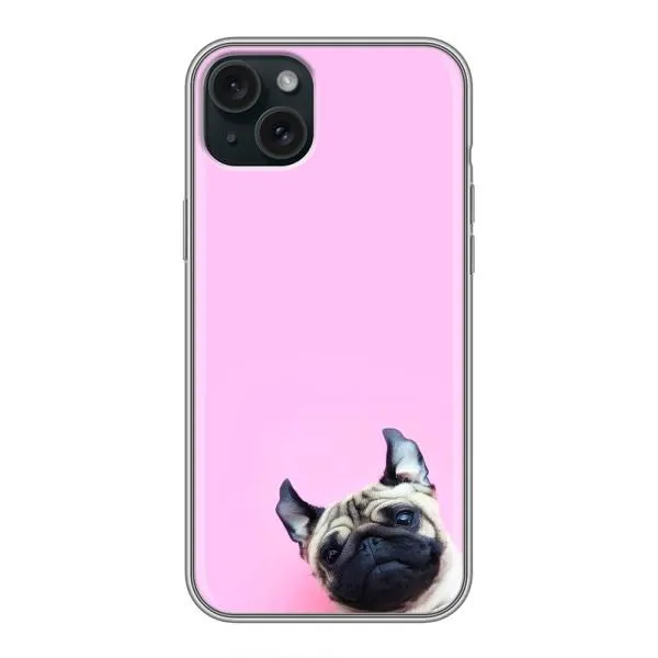 Чехол с принтом «Смешная собака» для iPhone 15 Plus