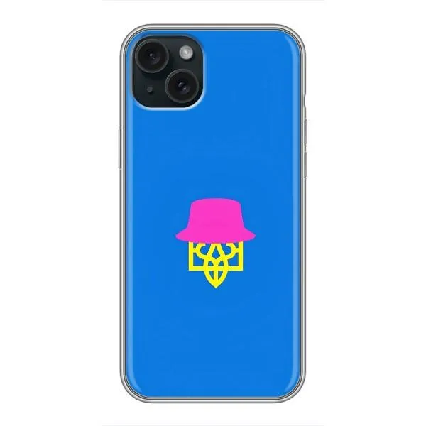 Чехол с принтом «Шапка на гербу» для iPhone 15 Plus