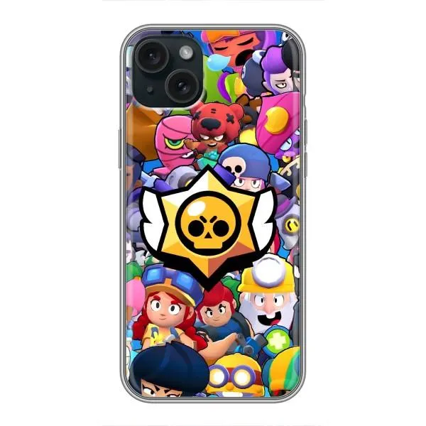 Чехол с принтом «Лого Brawl Stars» для iPhone 15 Plus