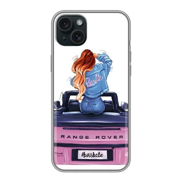 Чехол с принтом «На машине» для iPhone 15 Plus