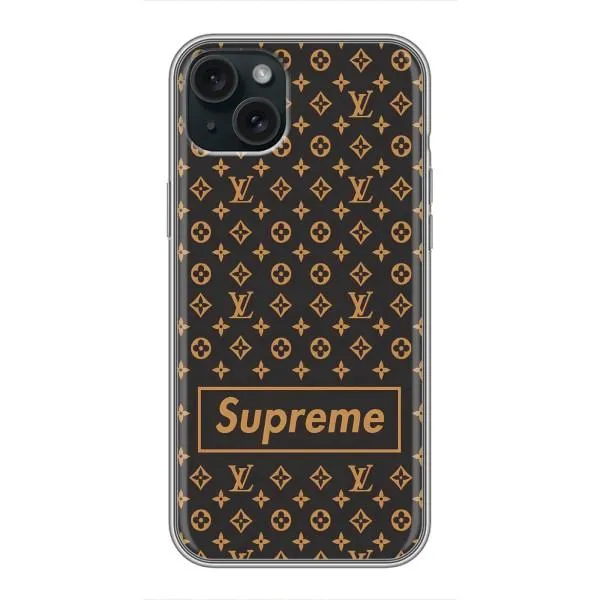 Чехол с принтом «Supreme LV» для iPhone 15 Plus