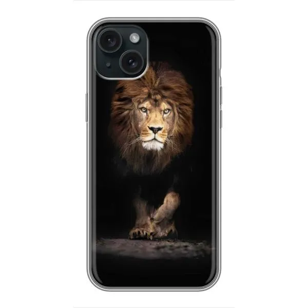 Чохол з принтом «Лев» для iPhone 15 Plus