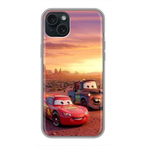 Чохол з принтом «Маквін та Сирник» для iPhone 15 Plus