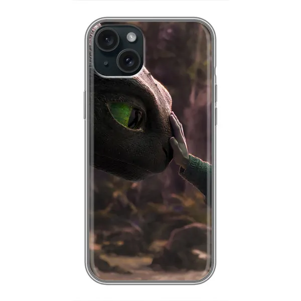 Чохол з принтом «Сцена з драконом» для iPhone 15 Plus