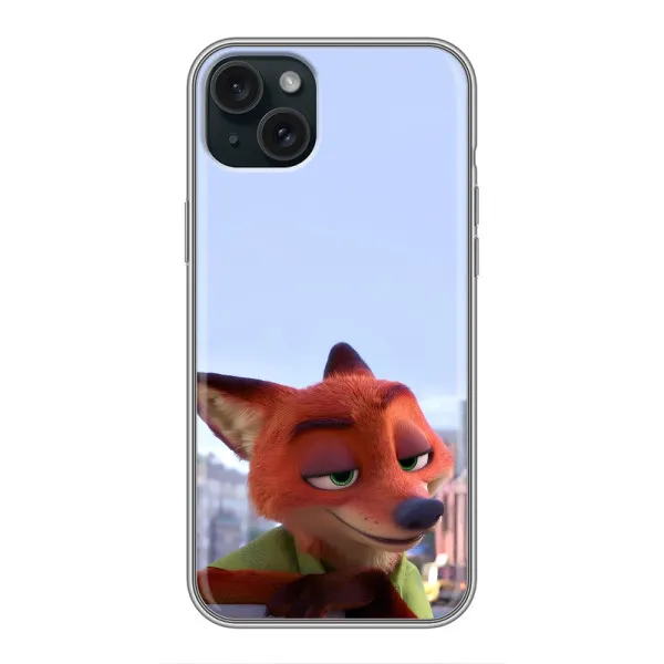 Чохол з принтом «Лис Нік» для iPhone 15 Plus
