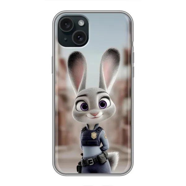 Чохол з принтом «Офіцер Джуді Гопс» для iPhone 15 Plus
