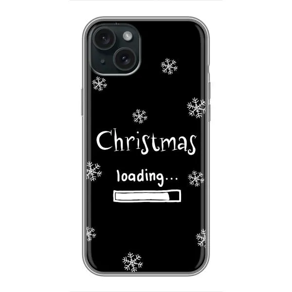 Чохол з принтом «Christmas loading» для iPhone 15 Plus