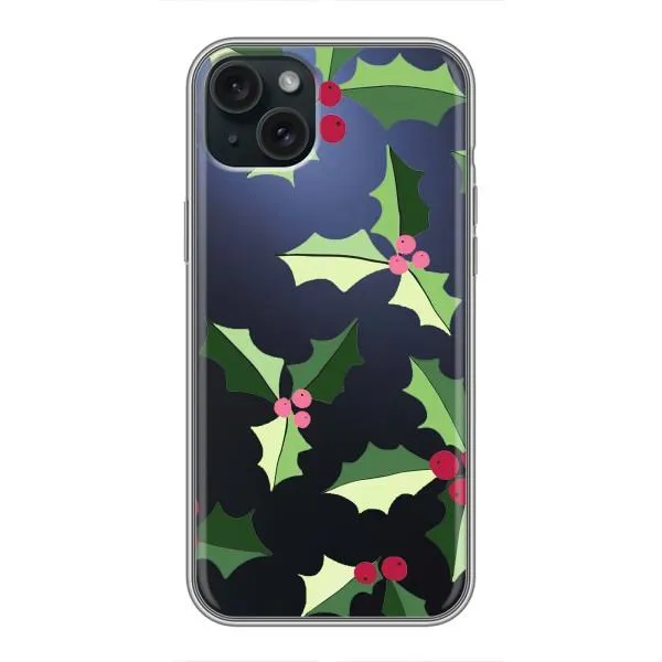 Чохол з принтом «Різдвяний фон» для iPhone 15 Plus