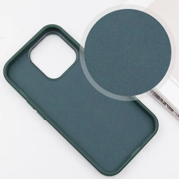 Шкіряний чохол SnapCase with Magnetic Fit для Apple iPhone 15 Pro Max (6.7") — Зелений — фото 4
