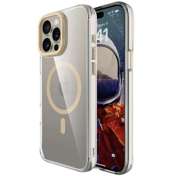 Чохол TPU Space Case Apex with Magnetic Fit для Apple iPhone 15 Pro Max (6.7") — Золотий — фото 1 Чохол TPU Space Case Apex with Magnetic Fit для Apple iPhone 15 Pro Max (6.7") — Золотий — фото 1