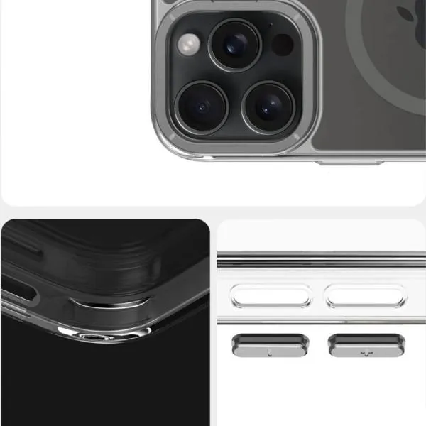 Чохол TPU Space Case Apex with Magnetic Fit для Apple iPhone 15 Pro Max (6.7") — Сірий — фото 4