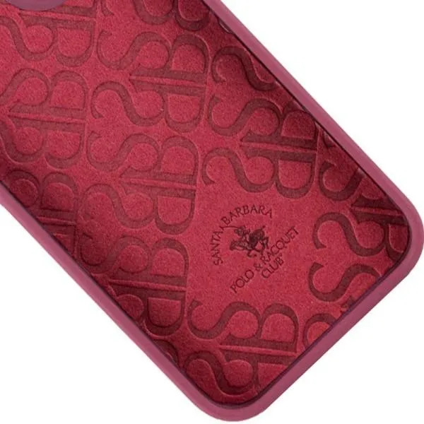 Кожаный чехол Polo Santa Barbara для Apple iPhone 15 Pro Max (6.7") — Красный — фото 3