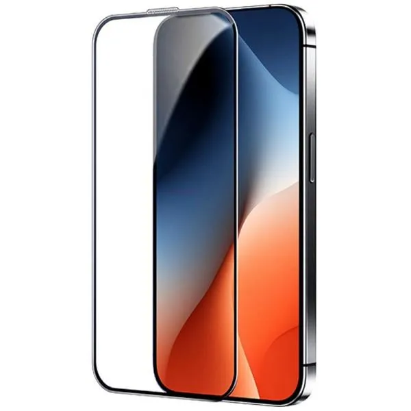 Захисне скло Remax 3D (GL-27) для Apple iPhone 15 Pro Max (6.7") — Чорний — фото 3