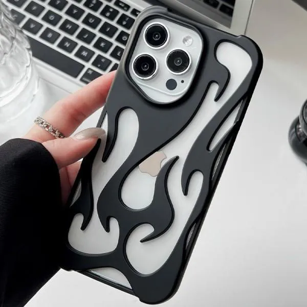 Чохол TPU WinFire для Apple iPhone 15 Pro Max (6.7") — Чорний — фото 3