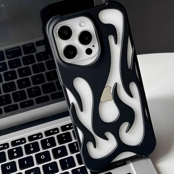 Чохол TPU WinFire для Apple iPhone 15 Pro Max (6.7") — Чорний — фото 5