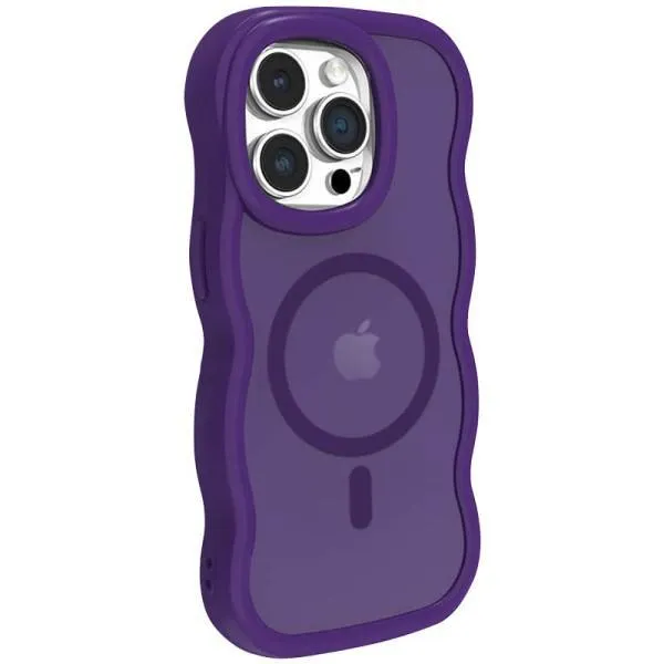 Чохол TPU+PC Undine with Magnetic Fit для Apple iPhone 15 Pro Max (6.7") — Фіолетовий — фото 2