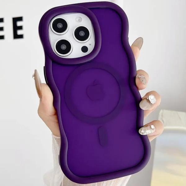 Чохол TPU+PC Undine with Magnetic Fit для Apple iPhone 15 Pro Max (6.7") — Фіолетовий — фото 3