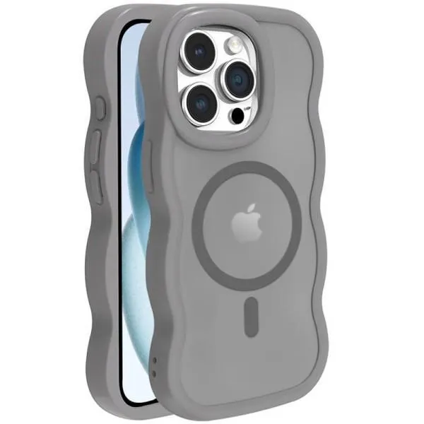Чохол TPU+PC Undine with Magnetic Fit для Apple iPhone 15 Pro Max (6.7") — Сірий — фото 1