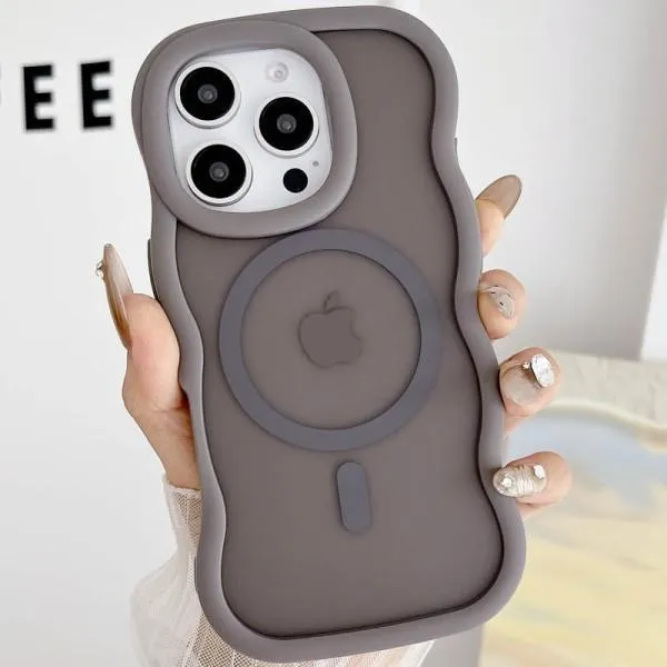 Чохол TPU+PC Undine with Magnetic Fit для Apple iPhone 15 Pro Max (6.7") — Сірий — фото 3