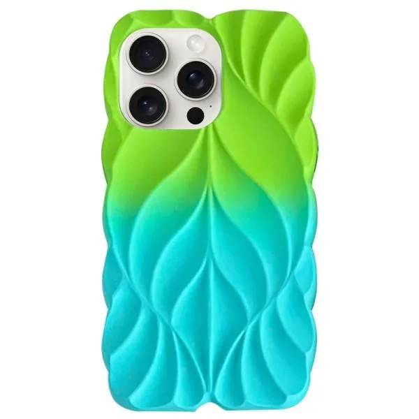 TPU чохол Leaf для Apple iPhone 15 Pro Max (6.7") — Зелений — фото 1