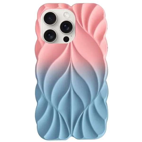TPU чохол Leaf для Apple iPhone 15 Pro Max (6.7") — Рожевий — фото 1