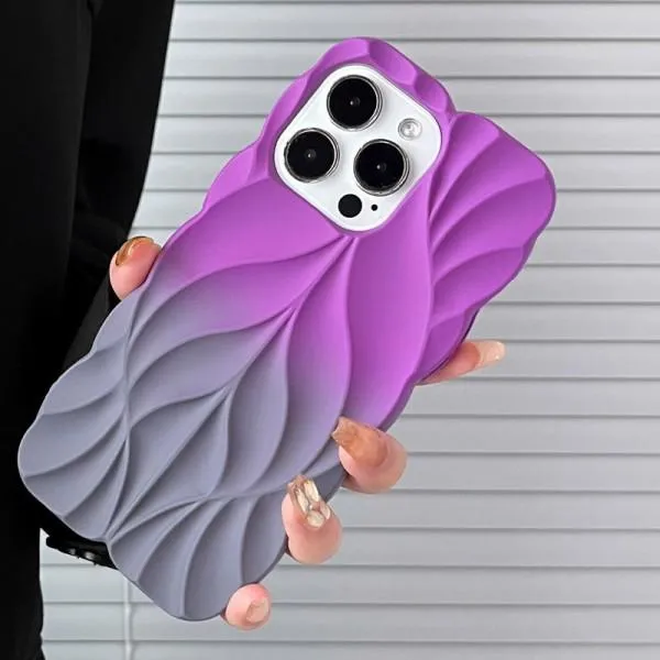 TPU чохол Leaf для Apple iPhone 15 Pro Max (6.7") — Фіолетовий — фото 2