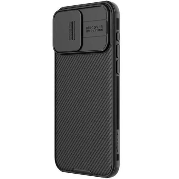 Карбонова накладка Nillkin CamShield Pro для Apple iPhone 15 Pro Max (6.7") — Чорний — фото 2