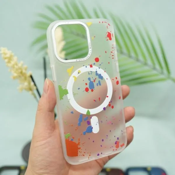 Чохол TPU+PC Flush with Magnetic Fit для Apple iPhone 15 Pro Max (6.7") — Білий — фото 3