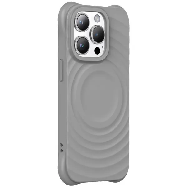 Чохол TPU Orbit with Magnetic Fit для Apple iPhone 15 Pro Max (6.7") — Сірий — фото 1