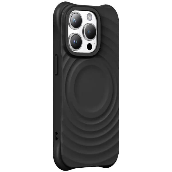 Чохол TPU Orbit with Magnetic Fit для Apple iPhone 15 Pro Max (6.7") — Чорний — фото 1