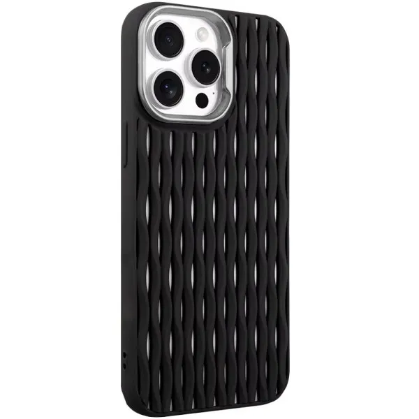 Чохол TPU Ribbio для Apple iPhone 15 Pro Max (6.7") — Чорний — фото 1