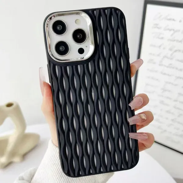 Чохол TPU Ribbio для Apple iPhone 15 Pro Max (6.7") — Чорний — фото 2
