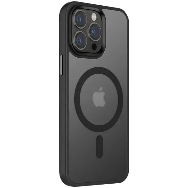 Чохол Ummi Colorful with Magnetic Fit для Apple iPhone 15 Pro Max (6.7") — Чорний — фото 2