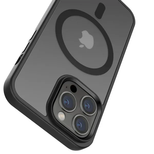 Чохол Ummi Colorful with Magnetic Fit для Apple iPhone 15 Pro Max (6.7") — Чорний — фото 4