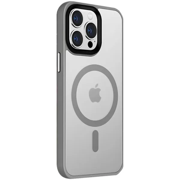 Чохол Ummi Colorful with Magnetic Fit для Apple iPhone 15 Pro Max (6.7") — Сірий — фото 2