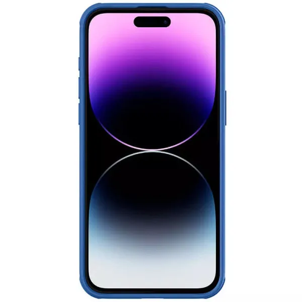 Карбонова накладка Nillkin CamShield Pro для Apple iPhone 15 Pro Max (6.7") — Blue — фото 5 Карбонова накладка Nillkin CamShield Pro для Apple iPhone 15 Pro Max (6.7") — Blue — фото 5