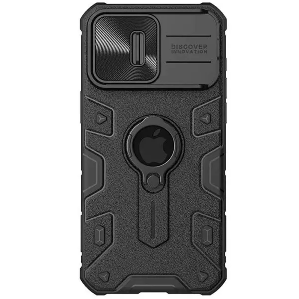 TPU+PC чехол Nillkin CamShield Armor (шторка на камеру) для Apple iPhone 15 Pro Max (6.7") — Черный — фото 1 TPU+PC чехол Nillkin CamShield Armor (шторка на камеру) для Apple iPhone 15 Pro Max (6.7") — Черный — фото 1