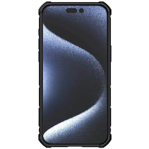 TPU+PC чехол Nillkin CamShield Armor (шторка на камеру) для Apple iPhone 15 Pro Max (6.7") — Черный — фото 3 TPU+PC чехол Nillkin CamShield Armor (шторка на камеру) для Apple iPhone 15 Pro Max (6.7") — Черный — фото 3