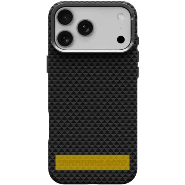 Чохол TPU+PC KVZV Triangular Pattern with Magnetic Fit для Apple iPhone 15 Pro Max (6.9") — Чорний Чохол TPU+PC KVZV Triangular Pattern with Magnetic Fit для Apple iPhone 15 Pro Max (6.9") — Чорний