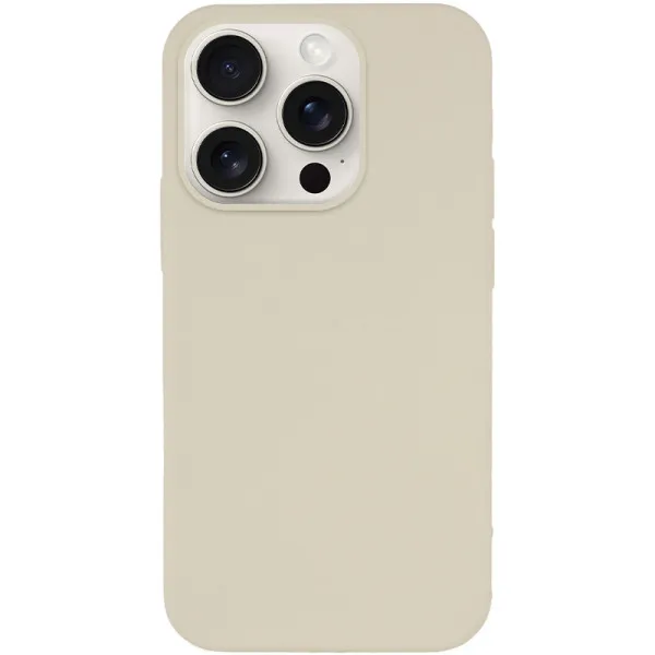 Чехол Silk Full Protective (AA) NO LOGO для Apple iPhone 15 Pro Max (6.7") — Бежевый — фото 1