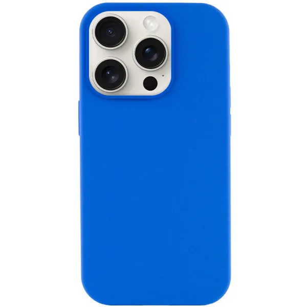 Чехол Silk Full Protective (AA) NO LOGO для Apple iPhone 15 Pro Max (6.7") — Синий — фото 1 Чехол Silk Full Protective (AA) NO LOGO для Apple iPhone 15 Pro Max (6.7") — Синий — фото 1