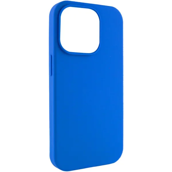 Чехол Silk Full Protective (AA) NO LOGO для Apple iPhone 15 Pro Max (6.7") — Синий — фото 2 Чехол Silk Full Protective (AA) NO LOGO для Apple iPhone 15 Pro Max (6.7") — Синий — фото 2