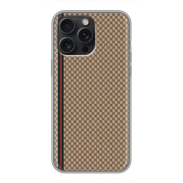 Чехол с принтом «Гуччи полоса» для iPhone 15 Pro Max