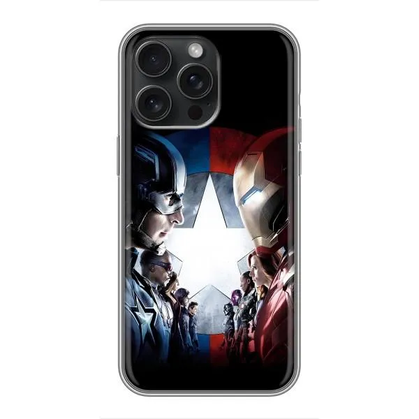 Чохол з принтом «Марвел стайл» для iPhone 15 Pro Max