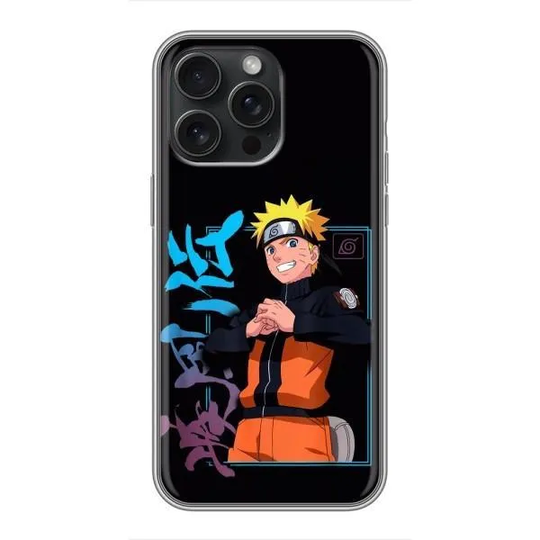 Чохол з принтом «Аніме наруто» для iPhone 15 Pro Max